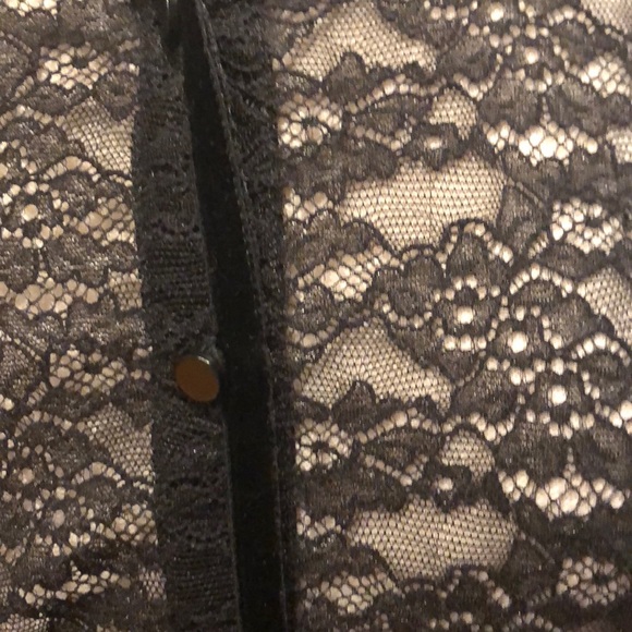 WOLFORD NWT LACE BUTTON DOWN SHIRT - Picture 2 of 8